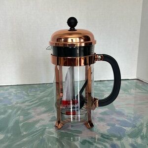 Bodum Chambord Copper French Press NWT
